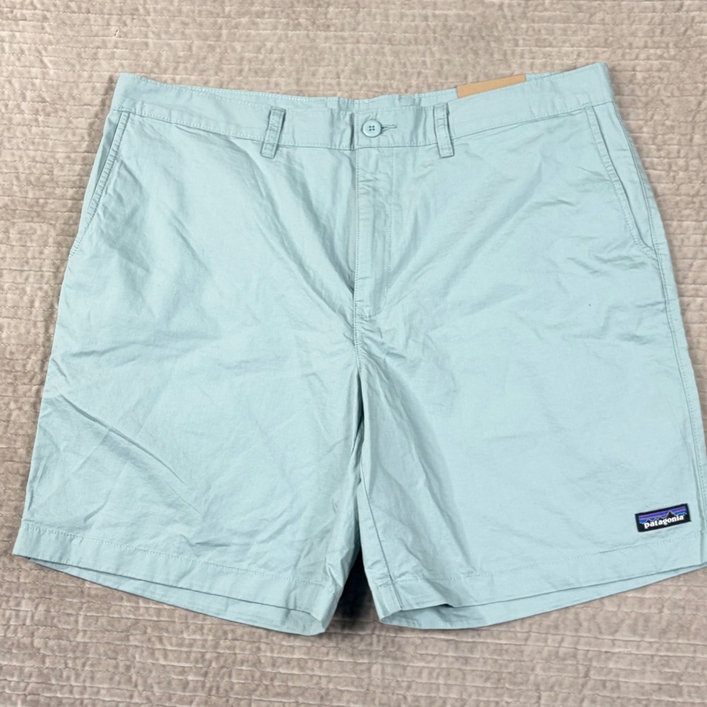 Patagonia Mens All-Wear Hemp Shorts 8in Thermal Blue 57805 Size 38 NWT